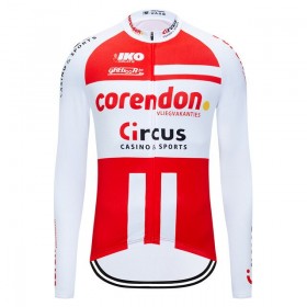 Maillot Cyclisme 2019 Corendon-Circus Manches Longues N001